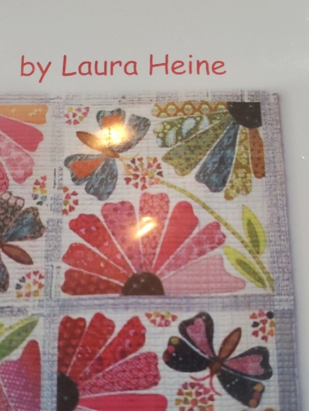 Garden Party Quilt Pattern by - Bright Multi-Color Floral - Picture 3 of 4